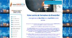 Desktop Screenshot of forcesest.fr